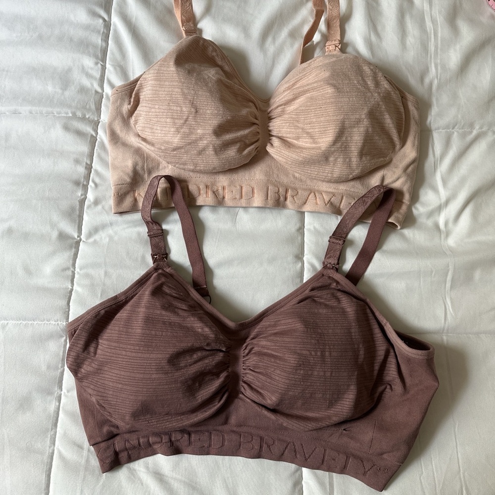 EUC Kindred Bravely Nursing and Hands-free pumping bras